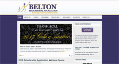 Desktop Screenshot of beltonfoundation.org